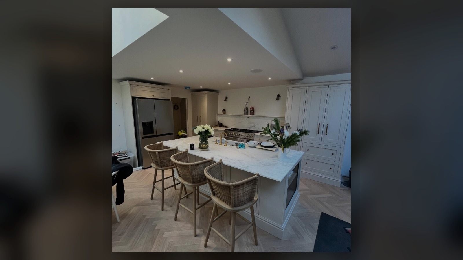 A completed kitchen featured in the Max Kitchen Specialist website